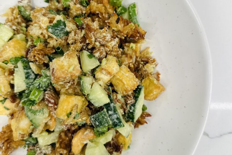 Crispy Coconut Rice Salad