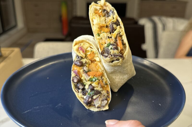 Blackbean and Butternut Squash Burritos