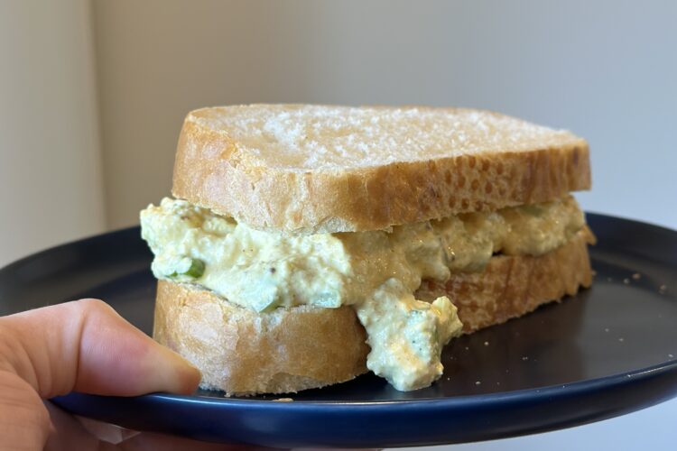 High Protein Egg Salad Sandwich