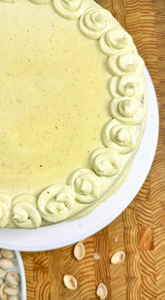 Easy Vegan Pistachio Buttercream Icing