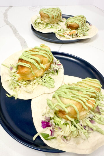 Beer Battered Vegan Fish Tacos