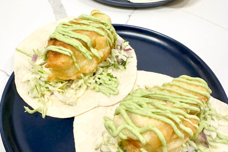 Beer Battered Vegan Fish Tacos